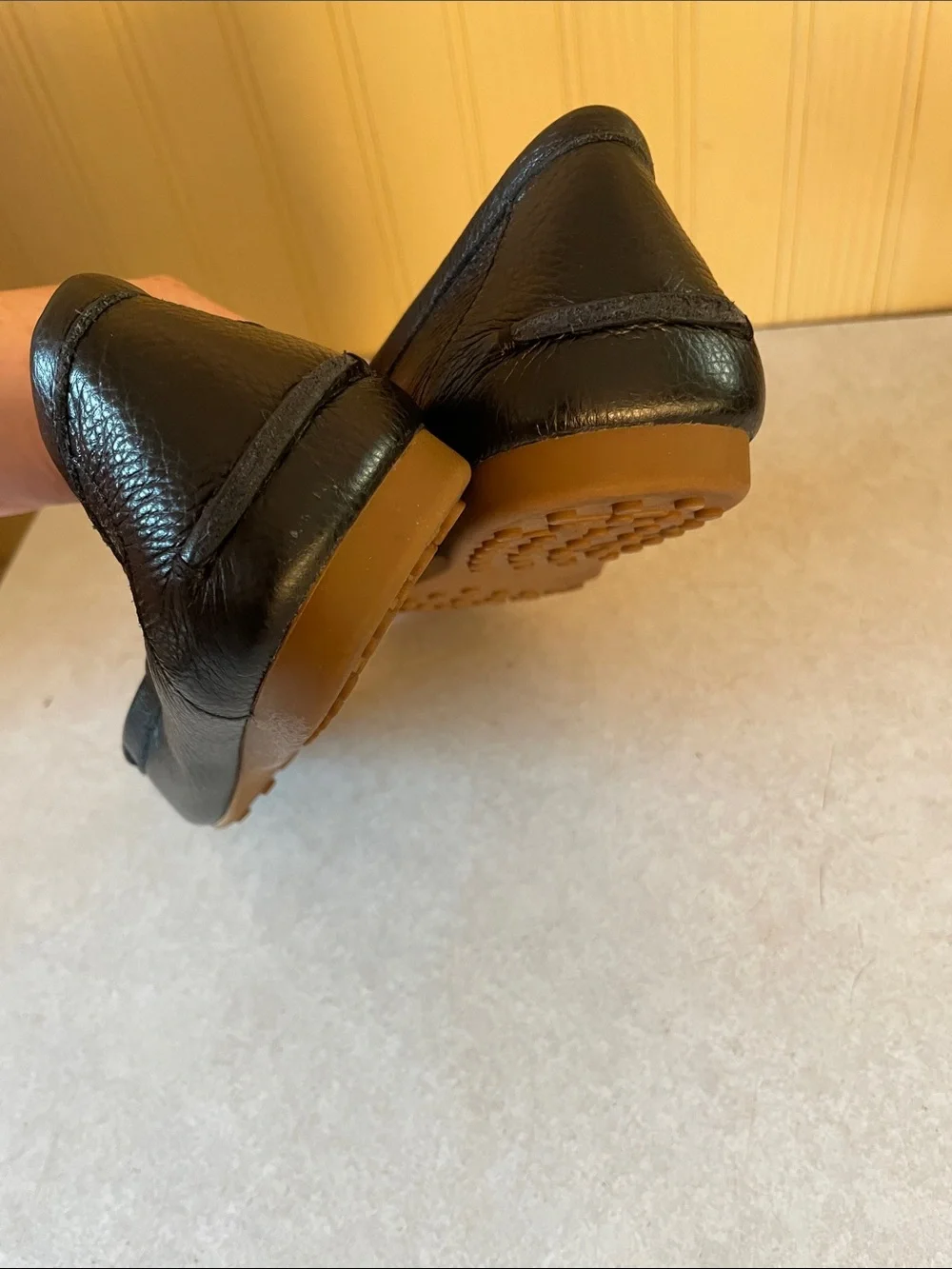 KATE SPADE Carmen Black Leather Loafers Sz. 10